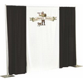 Wall Drape w/4" Pole Pocket - Dye-Sub (8') - Center Drape only